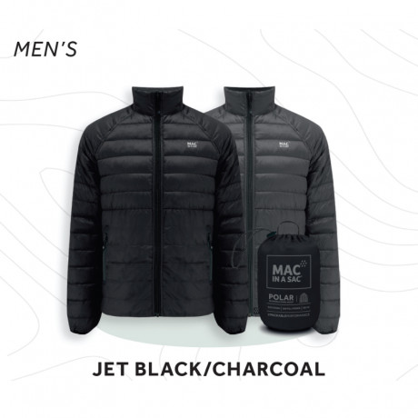 MAC Women's reversible down jacket - Polar (Jet Black / Charcoal)