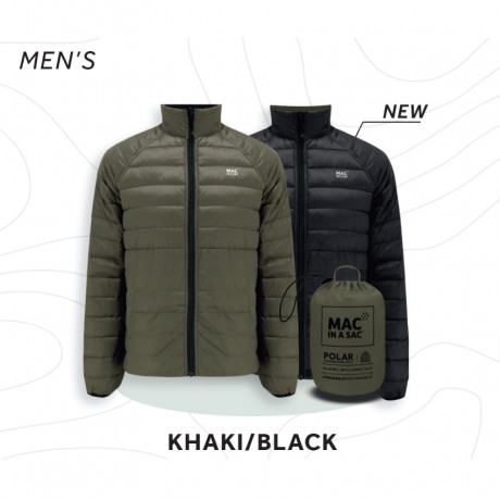 MAC Women's reversible down jacket - Polar (Khaki / Black)