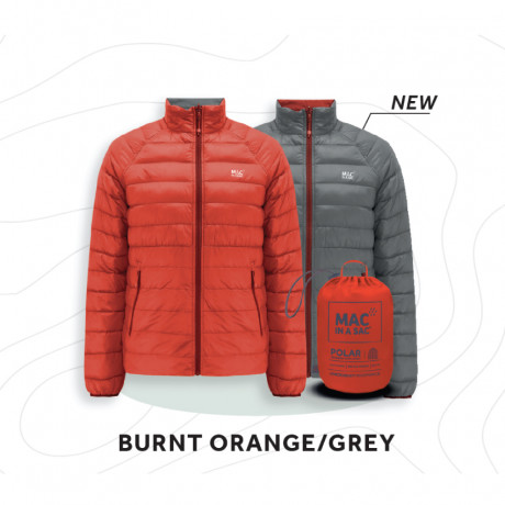 MAC Pánská oboustranná péřová bunda Polar (Burnt Orange / Grey)