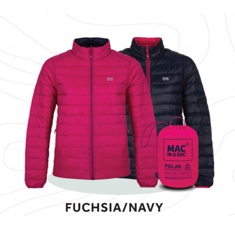 MAC Women's Wende-Daunenjacke - Polar (Fuchsia / Navy) Ws