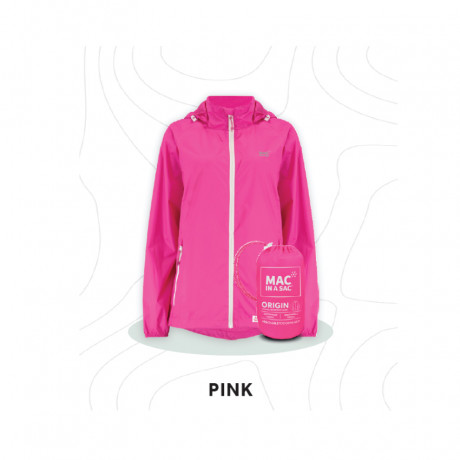 MAC Unisex nepremokavá bunda - Origin (Pink)