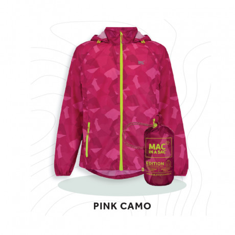 MAC Unisex nepremokavá bunda - Edition 2 Pink Camo