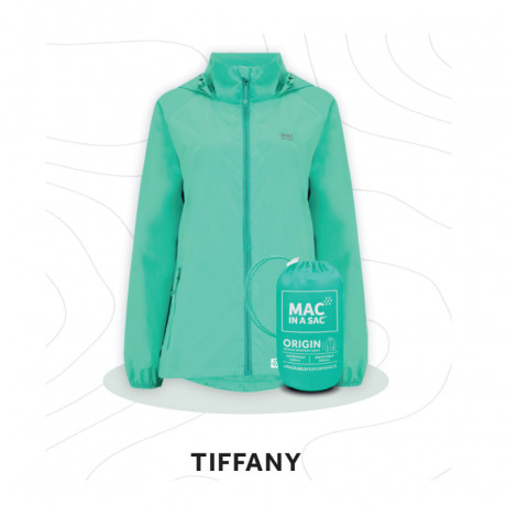 MAC Unisex packable waterproof jacket - Origin (Tiffany Green)