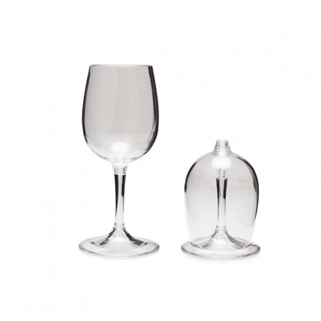 GSI - Nesting Wine Glass Set 2x275ml - foldable wine glasses