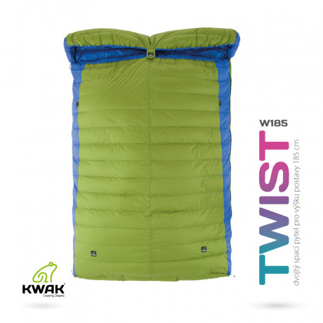 KWAK Doppelschlafsack Twist W185